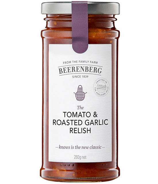 Beerenberg Tomato & Roast Garlic Relish 260g  I Big Ben Specialty Food 