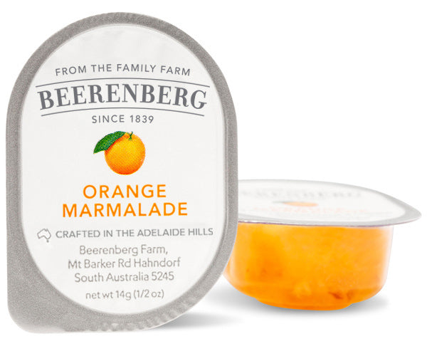 Beerenberg Orange Marmalade 6x48x14g plastic  I Big Ben Specialty Food 