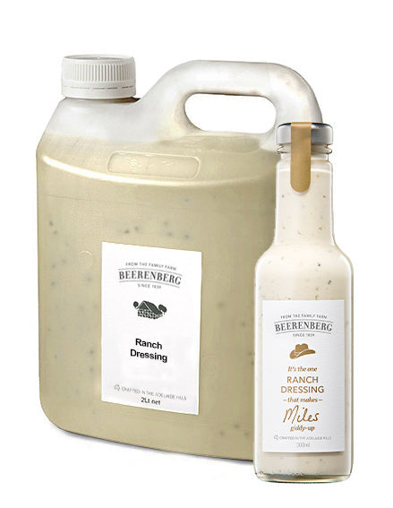 Beerenberg Ranch Dressing 2x2L plastic  I Big Ben Specialty Food 