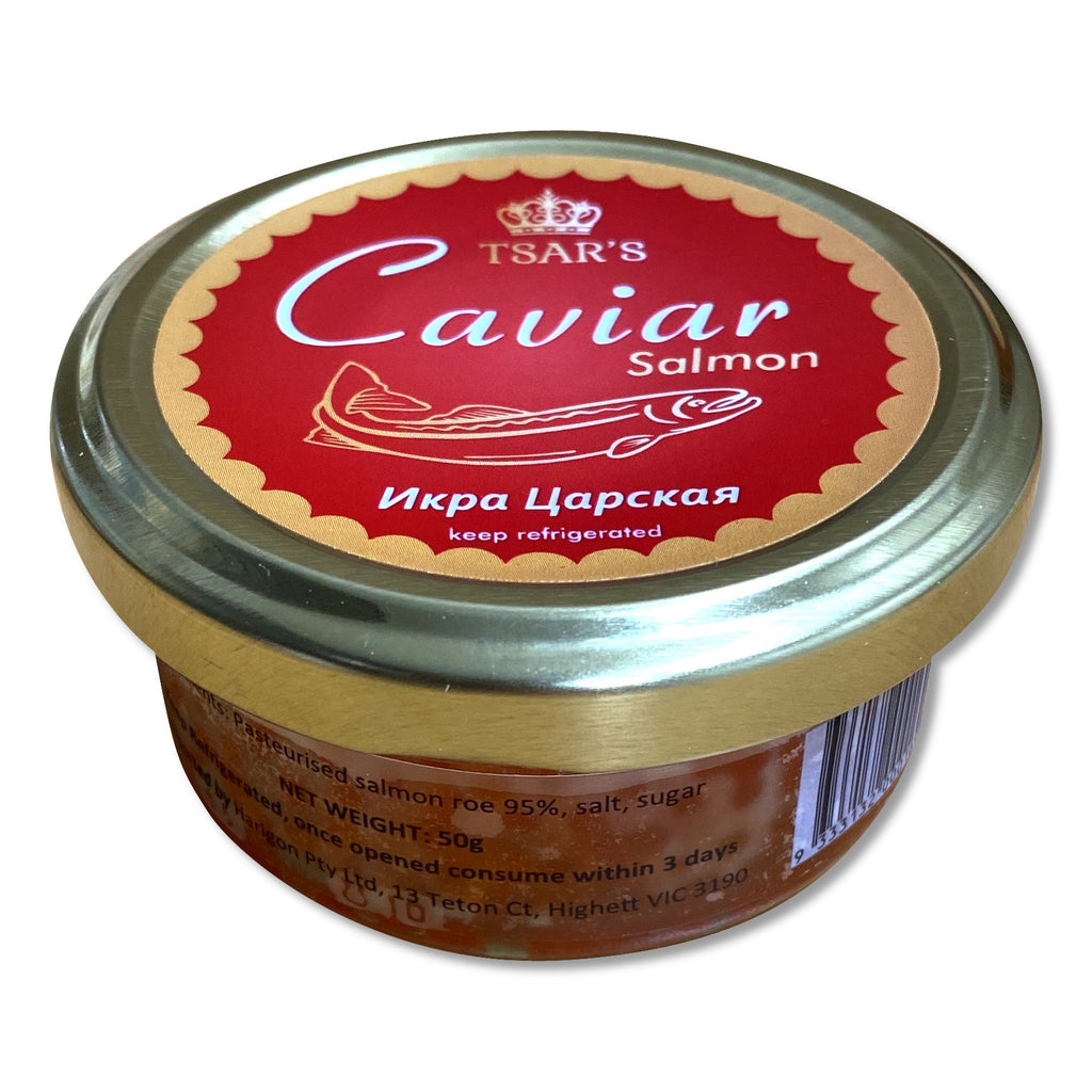 Tsar Salmon Roe Caviar 50g I Big Ben Specialty Food 