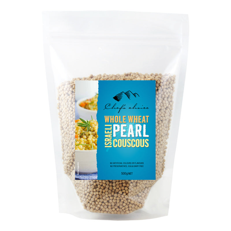Chef's Choice Israeli Pearl Whole Wheat Couscous 500g I Big Ben Specialty Food 