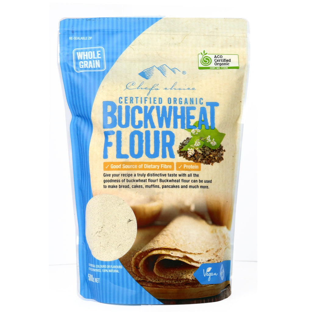 Chef's Choice Organic Buckwheat Flour 500g I Big Ben Specialty Food 