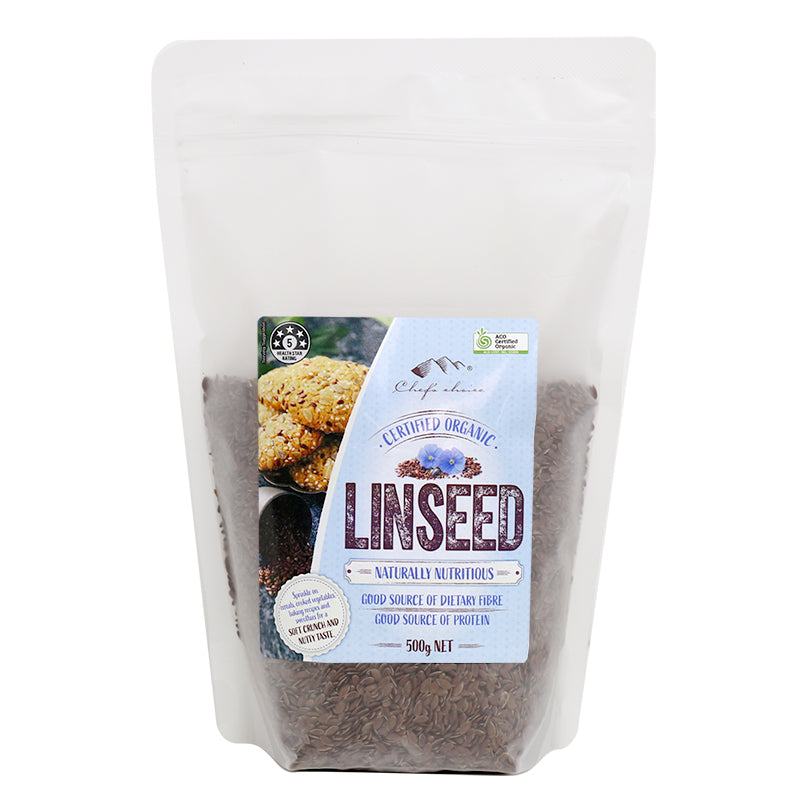 Chef's Choice Organic Linseed 500g I Big Ben Specialty Food 