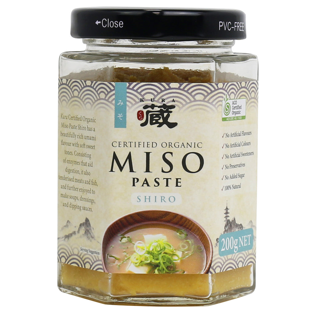 Kura Organic Miso Paste Shiro 200g