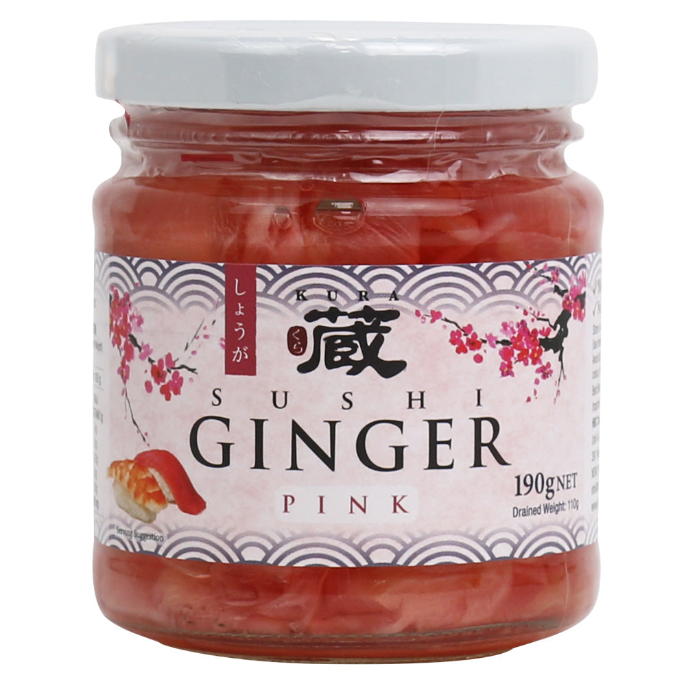 Kura Pickled Ginger Pink 190g