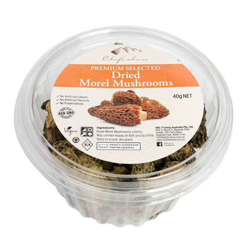 Chef's Choice Morel Mushrooms 40g I Big Ben Specialty Food 