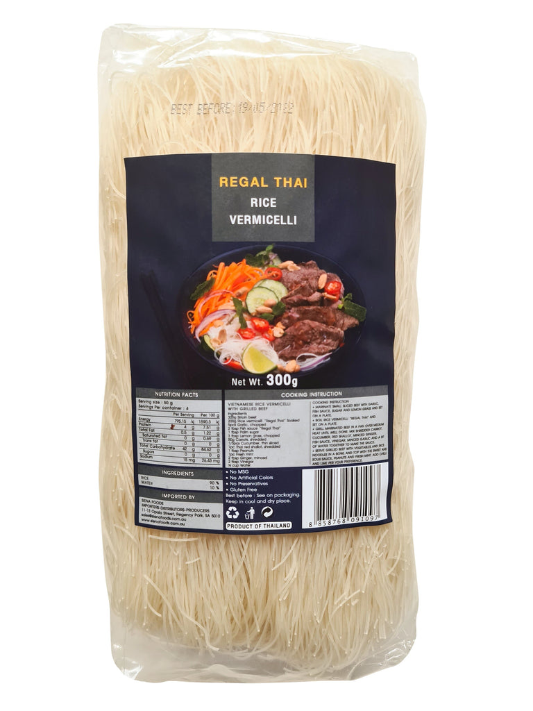 Regal Thai White Rice Vermicelli Noodles 300g  I Big Ben Specialty Food 