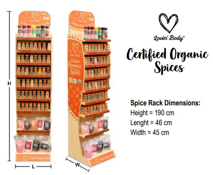 Organic Spice Stand