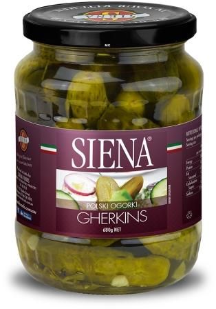 Siena Polski Ogorki Gherkins 680g I Big Ben Specialty Food 