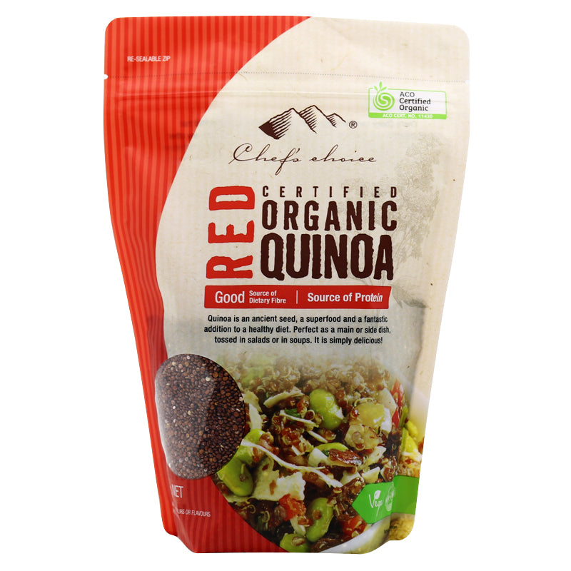 Chef's Choice Organic Red Quinoa 500g I Big Ben Specialty Food 