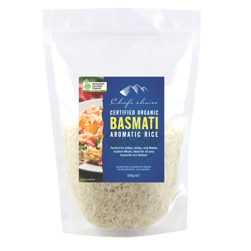 Chef's Choice Organic Basmati Rice 500g I Big Ben Specialty Food 