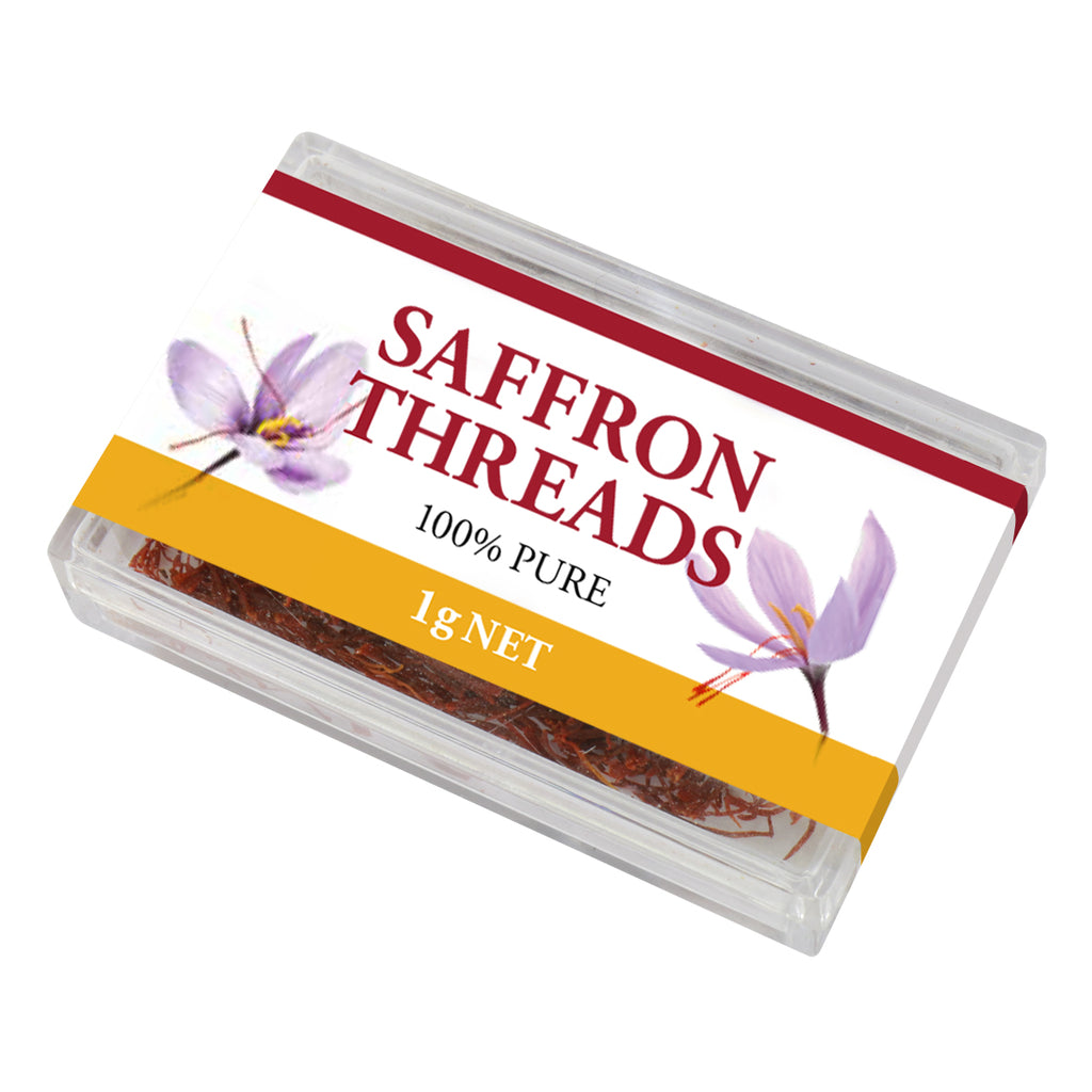 PGF Pure Saffron Threads Medium Grade 1g I Big Ben Specialty Food 