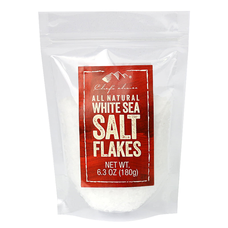 Chef's Choice All Natural White Seasalt Flakes 180g I Big Ben Specialty Food 