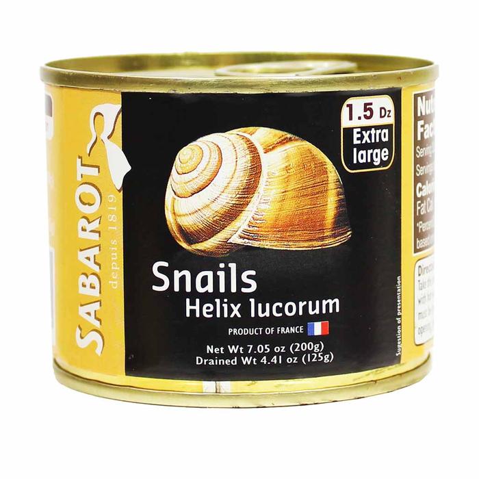 Sabarot French Snails 24,s 200g I Big Ben Specialty Food 