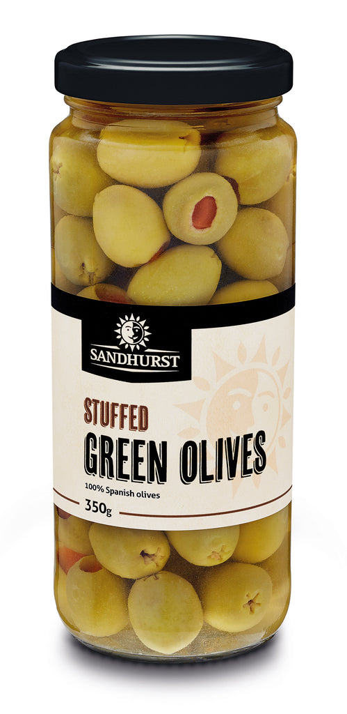 Sandhurst Stuffed Green Olives 350g I Big Ben Specialty Food 