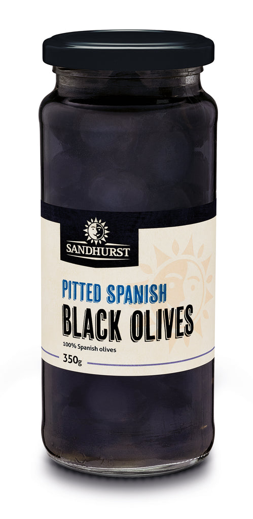 Sandhurst Pitted Black Olives 350g I Big Ben Specialty Food 