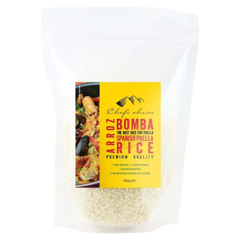 Arroz Bomba Spanish Paella Rice 500g I Big Ben Specialty Food 